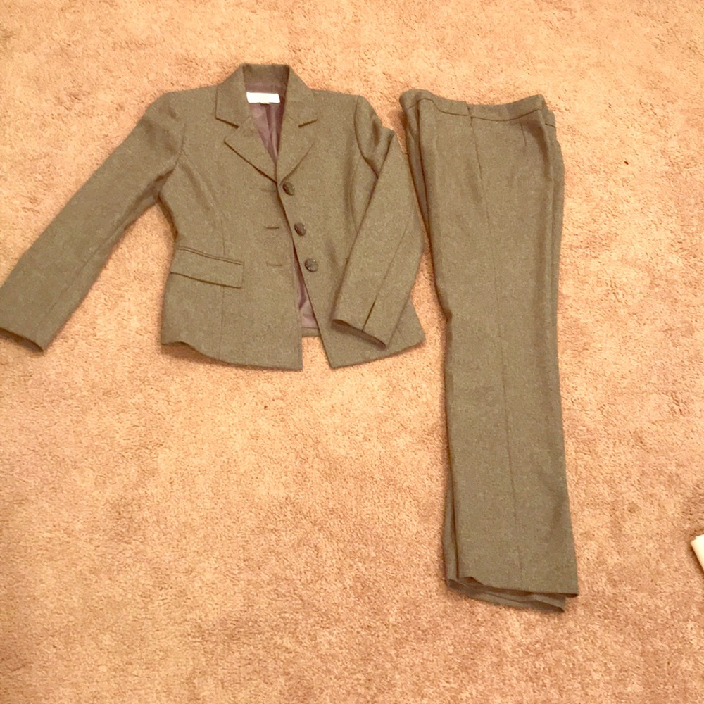 2 piece gray suit